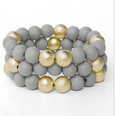 Grey + Gold Stack